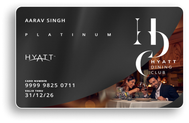 Hyatt Dining Club Platinum Membership
